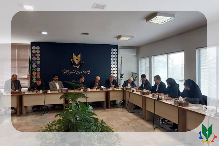 نشست مجمع خیرین با ریاست دانشگاه ملی مهارت خراسان رضوی